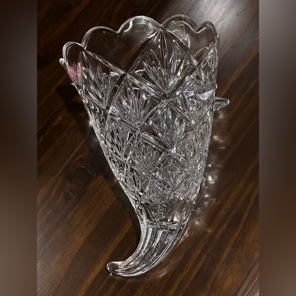 Marquis Waterford Horn of Plenty Cornucopia Centerpiece Crystal - Picture 11 of 13